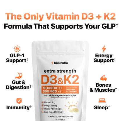 Vitamin D3 + K2 + Magnesium